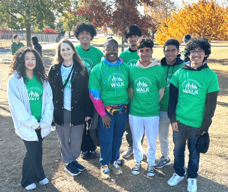 Freeport High School Interact Club at AHRC Foundation Walk