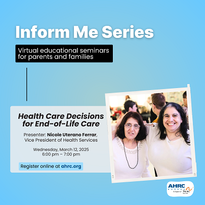 AHRC Inform me End-of-Life-Care Seminar 