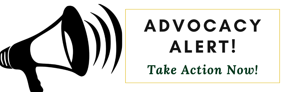 advocacy alert- take action now