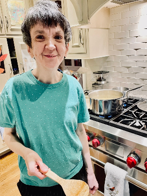 Amanda cooking up some happiness!!!