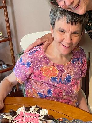 Our beautiful Amanda on her 48th birthday this past summer!